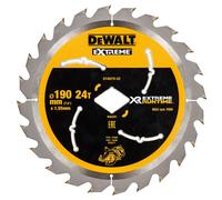 Lame de scie circulaire portative carbure XR Runtime 190 mm, 24 dents - DT40270-QZ - DEWALT