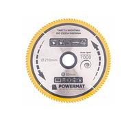 POWERMAT Lame de scie circulaire pour bois en carbure Ø 210x30 mm 100 dents G