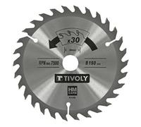 Lame de scie circulaire pour bois Tivoly Ø 150 mm x 20 mm, 30 dents