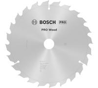 Bosch Lame de scie circulaire PRO Wood – pour scies à onglets filaires, bois dur et résineux – 1x