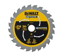 Lame de scie circulaire stationnaire carbure XR Runtime, 216 x 30 mm, 24 dents - DT99568-QZ - DEWALT