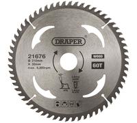 Draper Tools 21676 lame de scie circulaire 21 cm