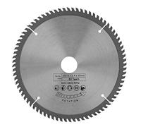 Lame de scie circulaire universelle 80 dents en carbure cémenté TCT, 210 mm, 80 dents, pour couper le bois et le contreplaqué