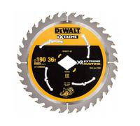 Lame de scie Dewalt 190x36Z avec support en forme de losange pour DCS577