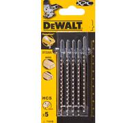 DeWALT DT2205 Lame de scie sauteuse pour bois 100 x 10 mm 2.5TPI 5 pieces