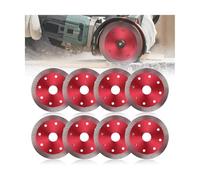 Lame de scie diamantée 4 pouces - Disques de coupe for carrelage ondulé ultra-fin 1,6 mm, for carrelage, marbre, céramique, porcelaine - Meuleuse d'angle Lames de coupe(8pcs)