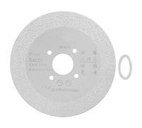 Lame de scie diamantée, disque de coupe de brasage, outil tranchant et durable de haute qualité pour marbre, carreaux de céramique, verre, fonte, couleur argent, taille 110 mm, (100 * 20 * 15)