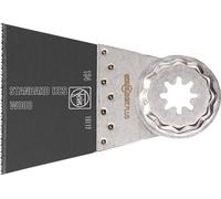 FEIN Lame de scie standard E-Cut, Condit. 5 Pce, Largeur 65 mm, Longueur 50 mm, Porte-outil StarlockPlus, Denture alternée pour tous les matériaux dérivés du bois les plaques de plâtre et le plastique