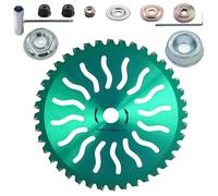 Lame de scie en alliage durable, adaptée aux tondeuses à gazon, débroussailleuses, tondeuses à gazon à essence, ne craint pas les pierres, 10 po, 40T-10inch 1pc Parts 10