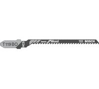 Bosch Lame de scie sauteuse HCS T 119 BO 82 mm, coupe courbe, épaisseur 2–15 mm, 2 pièces