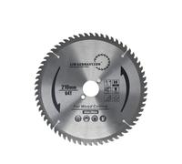 Lame de scie HM - 210 x 2,8 x 30 mm - Avec 64 dents alternées - Faible bruit - Qualité industrielle conforme à la norme DIN EN 847-1