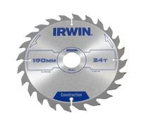 Lame de scie Irwin; 190x2 5x30 0 mm; Z24