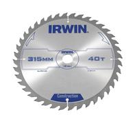 Irwin Tools Irwin Lame de scie circulaire stat. 315 × 30 mm 40 dents ATB Quantité:1
