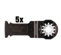 Makita Lame de scie plongeante B-64814-5 Bois/acier 32 x 50 mm – 5 pièces