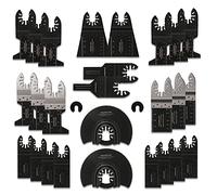 Lame de Scie Oscillante, 28pcs, Outil Multifonction Accessoires Kit pour Plastique, Bois, Métal, Universelle Fein Multimaster, Dremel, Bosch, Makita, Dewalt