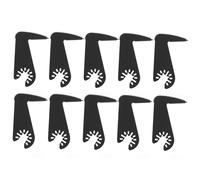 Lame de scie oscillante en forme de faucille, Kit d'outils multi-outils en acier rapide pour mur 10 pièces