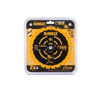 Lame de scie plongeante DEWALT 184 mm x 16 mm, 24 dents