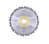 Lame de scie « power cut wood - professional », 216x30, Z24 WZ 5° nég. - METABO - 628009000