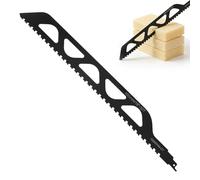 Lame de Scie Sabre, 455 mm Lame Scie Sabre Brique, Lame de Scie au Carbure de Tungstène pour Couper Brique Parpaing Béton Cellulaire et Fibrociment