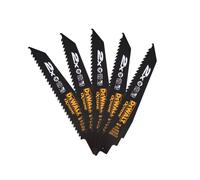 DeWalt 2 x Life bois et vernis à ongles Sabre Lames 152 mm Lot de 5 Argent
