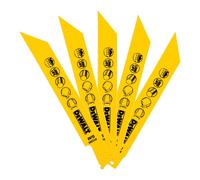 Lame de scie sabre BiM pour la coupe du métal 152 mm profondeur <1,5 mm / 10 TPI - DT2385-QZ - DEWALT