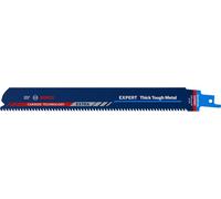 Lame de scie sabre Expert Thick Tough Metal L.225mm L.25mm TPI 8 3mm 10 pces/carte