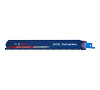 Lame de scie sabre Expert Thick Tough Metal L.225mm L.25mm TPI 8 3mm 3 pces/carte