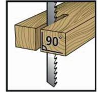Lame de scie sabre L.300mm L.19mm TPI 6 4,2mm 5 pces/carte