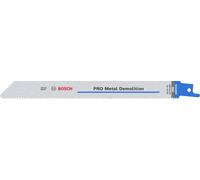 Bosch 5x Lame de scie sabre PRO Metal S1025VF Demolition (pour Profilés et tuyaux en métal, Métaux non ferreux, Longueur 200 mm, Professional Accessoire Scie sabre)