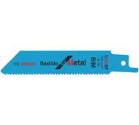 Bosch Lame de scie-sabre S 522 BF Flexible pour métal 100 x 19 x 0,9 mm Lot de 5