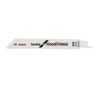 Lame de scie sabre S 922 VF L.150mm L.19mm TPI 10-14 1,8-2,6mm 5 pces/carte