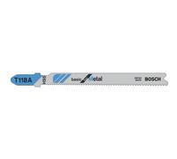 Lame de scie sauteuse T 118 A Basic for Metal L.92mm Pas de denture 1,1-1,5mm HSS Pack de 3 pièces
