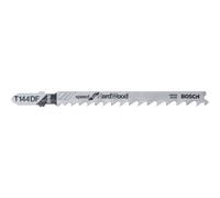 Lame de scie sauteuse T 144 DF L.100mm Denture 4 -5,2mm BiM 5 pces/carte BOSCH
