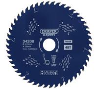 Lame De Scie TCT Draper Expert 34208 - Bois - Revêtement PTFE 210x30mm 48T