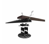 Lame de terrasse en bois exotique ipé GRAD sec séchoir clipsable 21X120mm 1 face bombée premier résistant aux intempéries (1, 1500 mm)