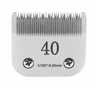 Lame de Toilettage Compatible avec Wahl KM10, Compatible avec Andis AGC | Lame Rechange Compatible avec Oster A6 Golden A5 Turbo A5 Power Max PowerPro, Pièce Tondeuse pour Chien(40-0.25mm)