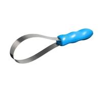 Lame de toilettage double face avec poignée pour chiens, chevaux, chats, ânes, animaux - Peigne de toilettage double face 31 x 9,5 cm - Boucle unique