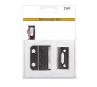 Lame De Tondeuse À Dents Décalées À 2 Trous De Remplacement Professionnelle Golden #2161, Compatible For WAHL, Compatible For Magic, Clip 8148 Clipper(Silver)