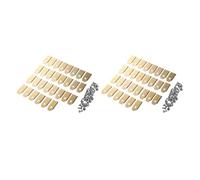 Lame De Tondeuse À Gazon 18-60 Pièces Avec Vis Compatible Avec La Tondeuse Automatique Husqvarna Compatible Avec Les Lames De Tondeuse De Réparation De Tondeuse À Gazon Robotisée Gardena(Gold 60pcs)