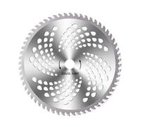 Lame de Tondeuse à Gazon A Word, tête en Alliage, Lame de scie Circulaire 40 Dents, 60 Dents, 80 Dents, Accessoires de Jardin, débroussailleuse Universelle(60T 10Inch)