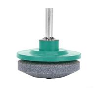 Lame de tondeuse à gazon pour perceuse électrique, outils de jardin avec construction en carbure de silicium et en acier pour un affûtage et une performance de coupe efficaces (vert)