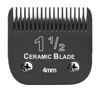 Lame De Tondeuse De Toilettage Amovible Noire For Chien Et Chat, Compatible Avec Andis, Compatible Avec Oster, A5, Compatible Avec Les Tondeuses For Animaux Wahl, Série KM10(1-1-2(4mm))