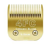 Lame De Tondeuse Détachable Noire 10/15/4FC/5FC/7FC, Compatible for Wahl, Compatible for Km, Compatible for Andis, Compatible for Oster, Tondeuses A5(Golden/9.5mm)