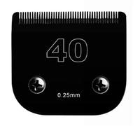 Lame de tondeuse pour animal de compagnie en titane, compatible avec Andis, compatible avec Oster, A5, compatible avec Wahl, tondeuse série KM10, 7FC, 5FC, 4F, #10, #30, #40(40(0.25mm) 1pcs)