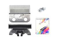 Lame De Tondeuse Professionnelle DLC, Compatible Avec JUCAI, Madeshow, Wmark, Kulilang, VGR, V003 R66 JC06 H1 V001 8148 M10(SILVER)