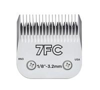 Lame De Tondeuse Professionnelle For Chien De Compagnie 3F 4F 5F 7F 9# 10# 30# 40# 50#, Compatible Avec Andis,(7FC-3.2mm)