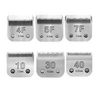 Lame de tondeuse professionnelle pour animaux de compagnie, adaptée à la plupart des tondeuses Andis,Oster A5,Wahl KM, 4F,5F,7F,9 #,10 #,30 #,40 # size 30---0.5mm