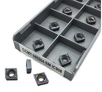 Lame de tournage indexable en métal 10 pièces CCMT060204 SM IC908 CNC outil de tour à métaux outil de tournage interne fraise lame en carbure