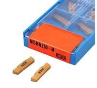 Lame de tournage indexable en métal 10 pièces MGMN150 G MGMN200 G MGMN250 MGMN300 M MGMN400 M NC3030 Lame de rainurage en carbure Outil de tour à métaux Lame de rainurage Outil de tour CNC(MGMN250-M N