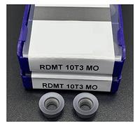 Lame de tournage indexable en métal 10 pièces RDMT10T3 RDMT1204 MO LT30 CNC lame carbure fraise outil de tour(RDMT10T3 MO LT30)